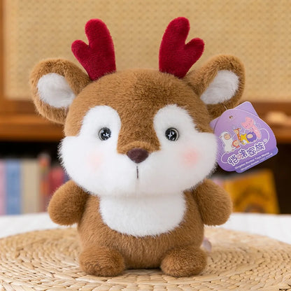 Cute 16cm Plush Companion Doll Capybara Elephant Stuffed Animal Pillow Super Soft Bear Animal Plush Toy Sleeping Gift