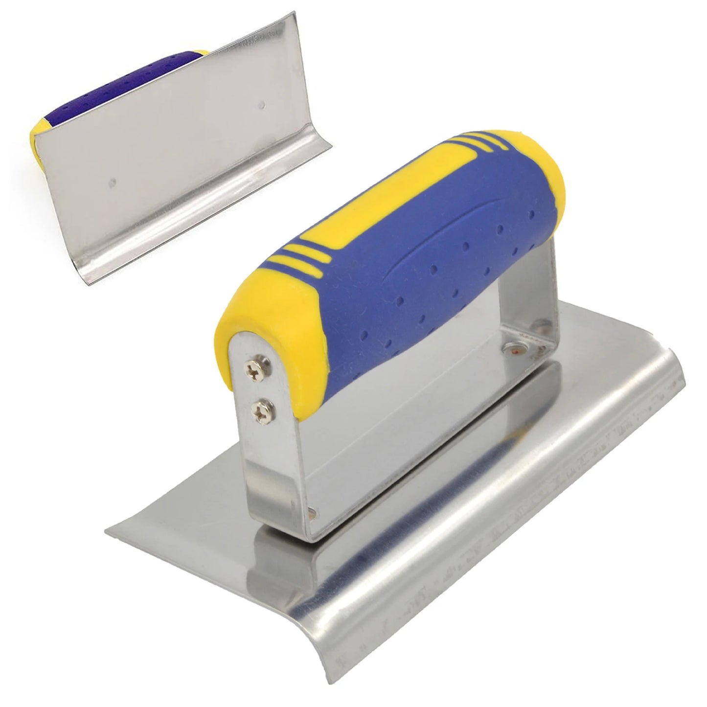 Stainless Steel Corner Trowels, corner tool, Plastering Trowel, Concrete Trowel, Drywall Tool, Rubber Handle Corner Shaping Trowel
