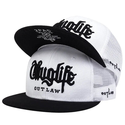 1 Pcs, Fashion Fastball CAP, Thuglife Embroidery Hiphop Baseball Cap, Snapback Hat, Adult Outdoor Casual Sun, Casual Bone Adjustable