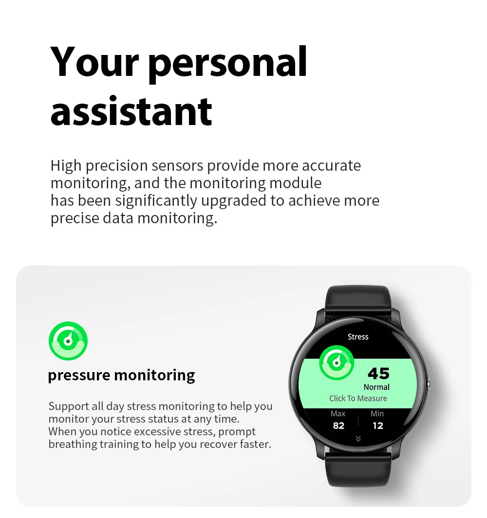 Bluetooth Call Smart Watch Women Custom Dial Watches Men Sports Fitness Tracker Heart Rate Smartwatch For Android iOS