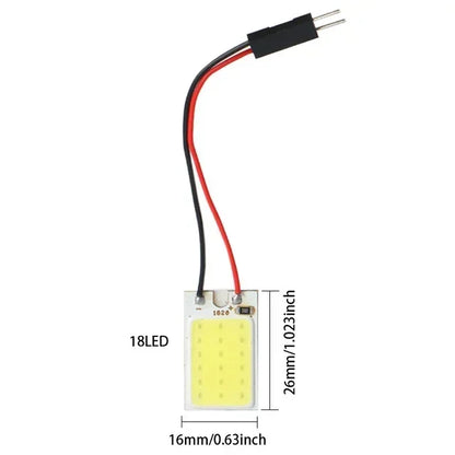 4Pcs, Car Interior Accessories, 18/24/48 SMD T10 4W 12V COB, Car Interior Panel LED Lights Lamp Bulb, Car Dome Light Car Panel