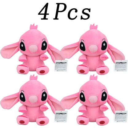 2028 New 12cm 20cm 25cm Stitch Stuffed Plush Models Cartoon Stuffed Plush Dolls Anime Plush Baby Toys Kawaii Kids Birthday Gifts