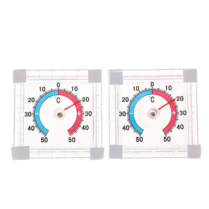 -50°C~50°C Temperature Thermometer Window Indoor Outdoor Wall Garden Home Graduated Disc Measurement Multimeter