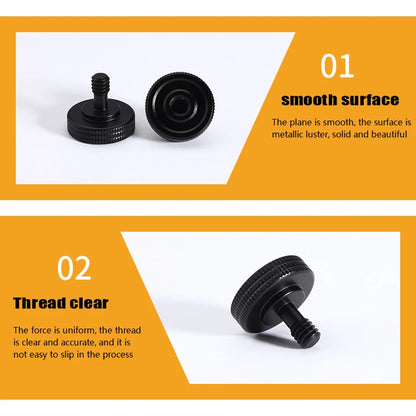 1/4" 3/8" Male Female Thread Screw, Tripod Plate Screw Mount For Camera Flash Tripod Mic, Metal Camera Accessories Mount Adapter