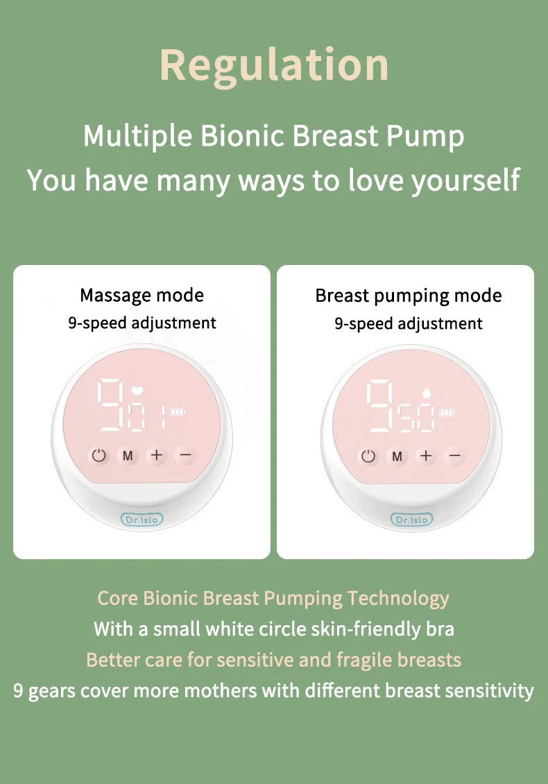 MAMIJOY Portable Electric Breast Pump USB Rechargeable Silent Portable Milk Extractor Automatic Milker Comfort Breastfeeding