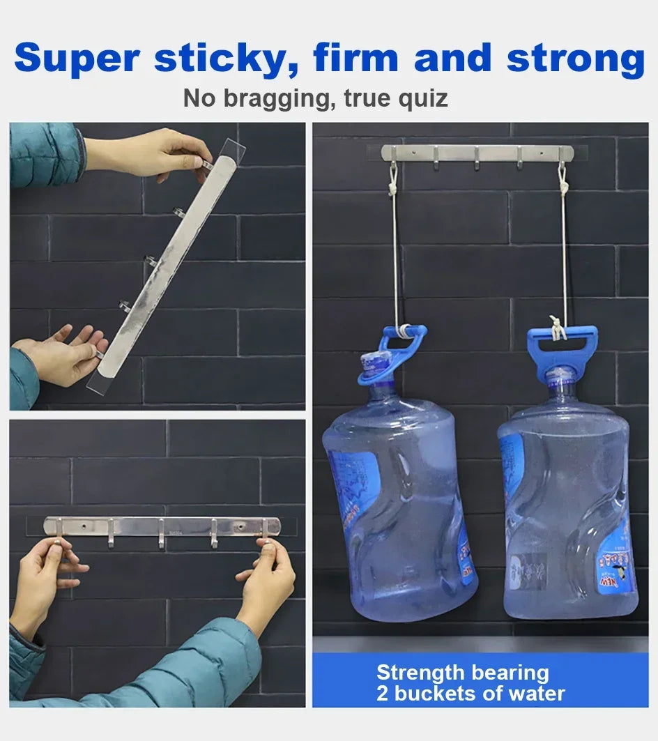 20-50mm Width Ultra Strong Adhesive Nano Tape, High Viscosity Double-Sided Tape, Traceless Transparent Reusable Mounting Tape