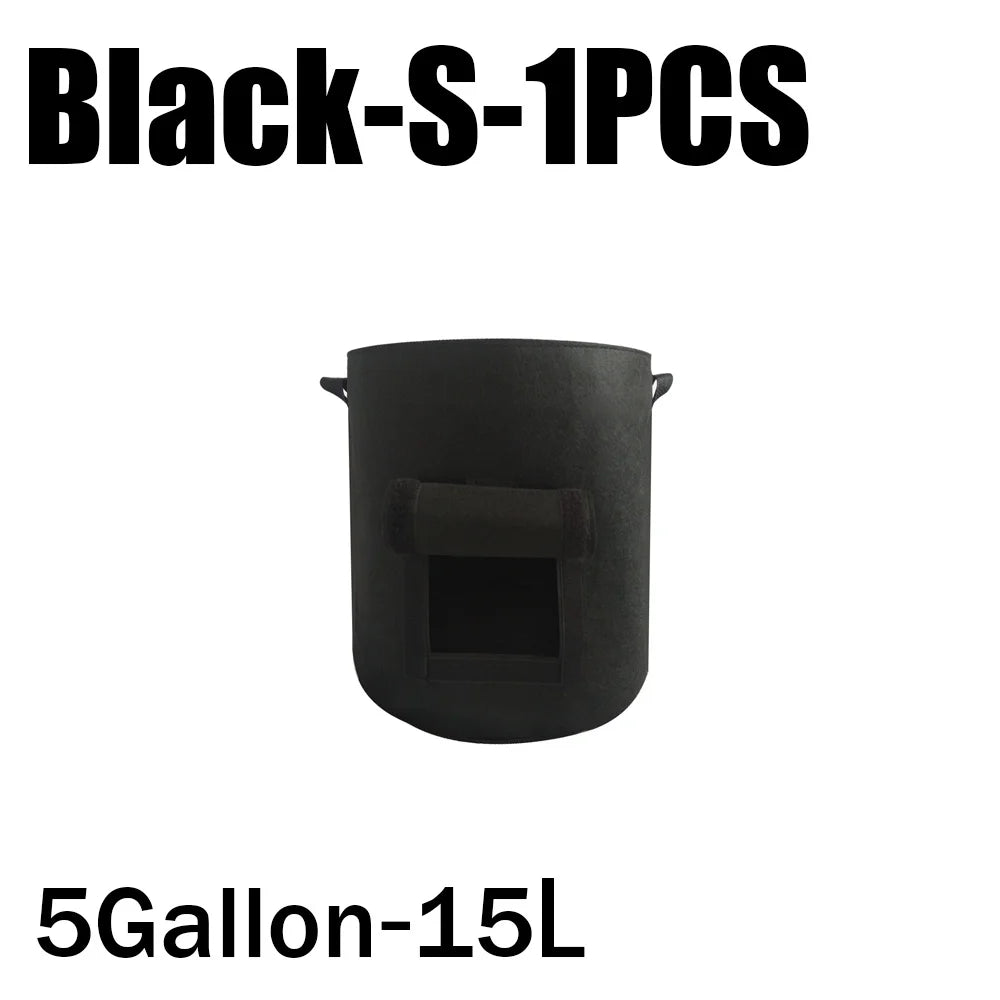 3Styles Felt, plant grow bags, nonwoven fabric garden potato pot, greenhouse vegetable growing bags, moisturizing vertical tools