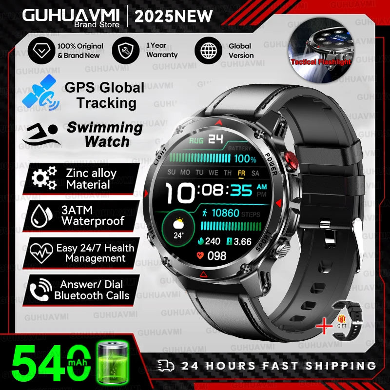 New Professional GPS Sports Smart Watch, Outdoor RIDE Run GPS track Swim Watchs Compass Altimeter, 3ATM Sports Bracelets, men, ladies
