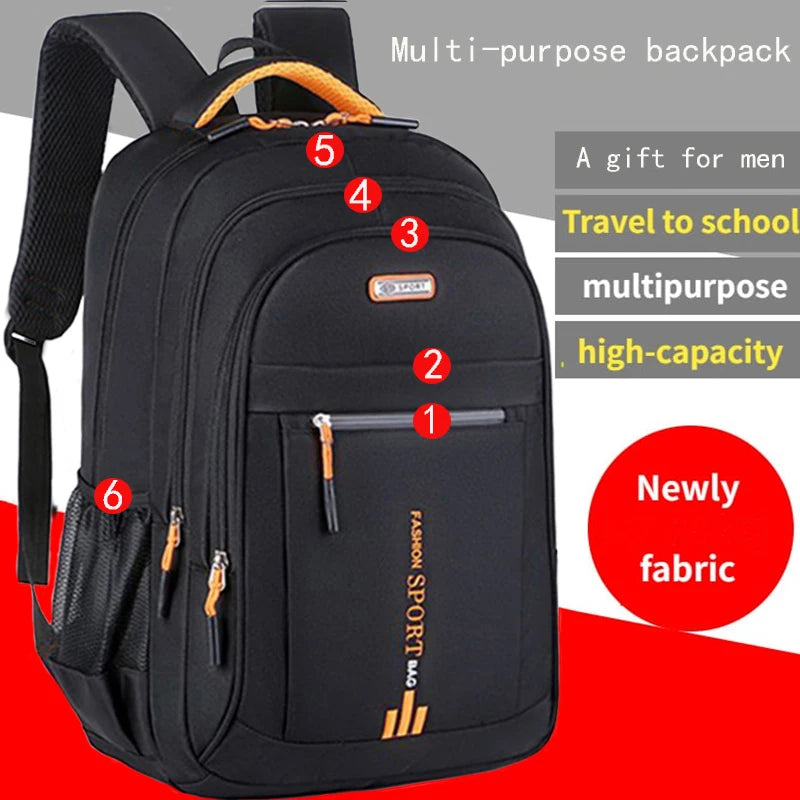 Ladies' backpack, female Korean version, trendy large capacity, high school, middle school, student backpack, travel bag, computer