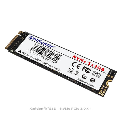 M2 SSD NVMe 256GB, Goldenfir M.2 PCIe 128GB 120GB 512GB 1T, Solid State Disk 2280, Internal Hard Drive for Laptop Desktop TLC/QLC