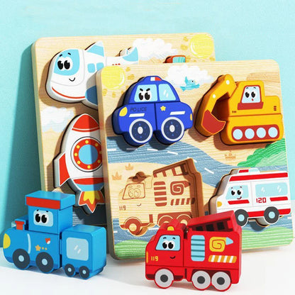 Juguetes Montessori de madera para niños de 1, 2 y 3 años, juegos de combinación de formas de números y alfabetos, juguetes educativos tempranos para niños.