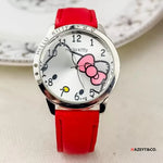 Hello Kitty Sanrio children Quartz Watch Women Children Casual Waterproof Kawaii Cartoon Watches Fashion WristWatch Gifts