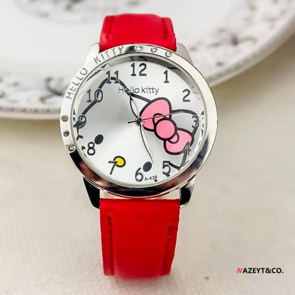 Hello Kitty Sanrio children Quartz Watch Women Children Casual Waterproof Kawaii Cartoon Watches Fashion WristWatch Gifts