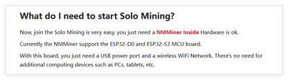 NerdMiner NMminer V2 1010 Kh/s Bitcoin Solo Miner 2.8 inch Smart Display Cryptocurrency Miner