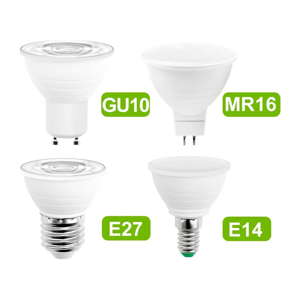 Bulb LED Light E27, Spotlight GU10, Corn Lamp MR16, Lampara Gu5.3, LED Bombilla E14 220V Energy Saving Lamp For Living Room