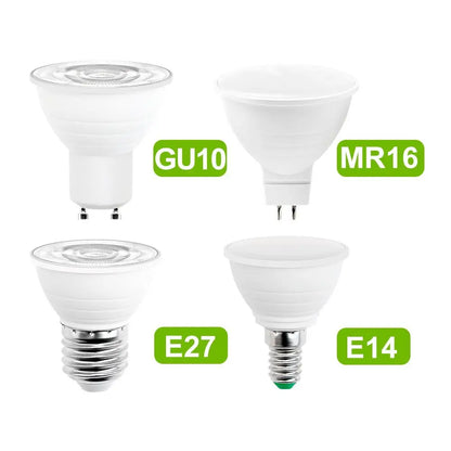 Bulb LED Light E27, Spotlight GU10, Corn Lamp MR16, Lampara Gu5.3, LED Bombilla E14 220V Energy Saving Lamp For Living Room