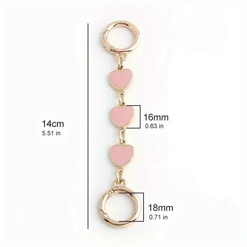 Exquisite Cute Wallet Shoulder Strap Extension Chain, Women's Clutch Shoulder Bag DIY Decoration, Extension Chain