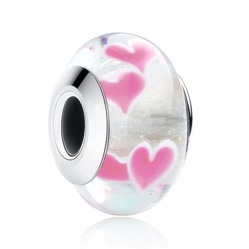 Hot New Color Murano Glass Series Charm Beads Fit Original European Silver Bracelet Necklace DIY Women Fashion Jewelry Gift 2026