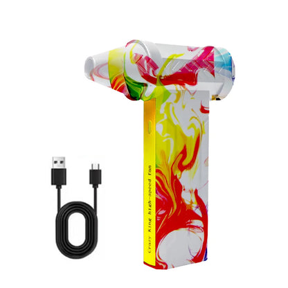 160000 RPM Electric Air Blower, Turbo Jet Fan Brushless Motor High-Speed Turbo Violent Fan, USB Rechargeable Powerful Dust Blower