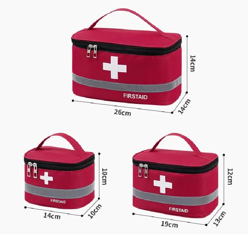 Portable First Aid Kit, Medicine Storage Bag, Outdoor Rescue Bag, Household Children's Large Capacity Medical Kit, Storage Organize