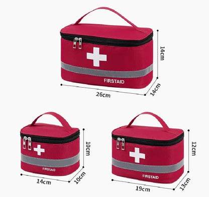 Portable First Aid Kit, Medicine Storage Bag, Outdoor Rescue Bag, Household Children's Large Capacity Medical Kit, Storage Organize