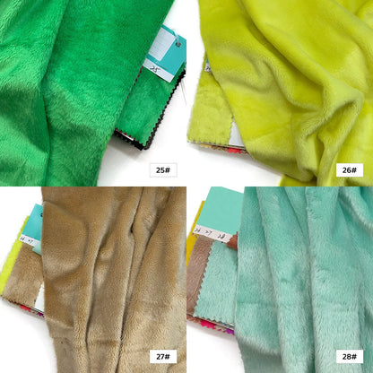 45x50cm 34~66# Plush Fabric For Sewing 5mm Pile Length 100 Polyester Hair Material For Popular Cotton Dolls DIY Handmade Fabric