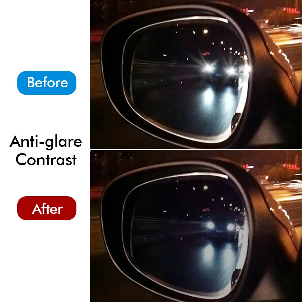 Car Rainproof Anti Fog Sticker, Car Rainproof Film, Clear Window Waterproof Film for Car Motorcycle, Mirror Film Accessories