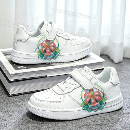 Boys Girls Pokemon Kids Parent Child Shoes Woman Simple Cute Cartoon Print Popular Sports Shoes Zapatos Kids Gift for Him