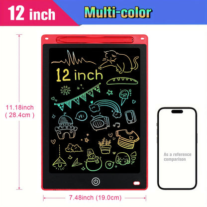 12 inch Tablets Electronic Handwriting Pad Writing Board Drawing Tablet LCD Screen Writing Tablet Digital Graphic Toys for child