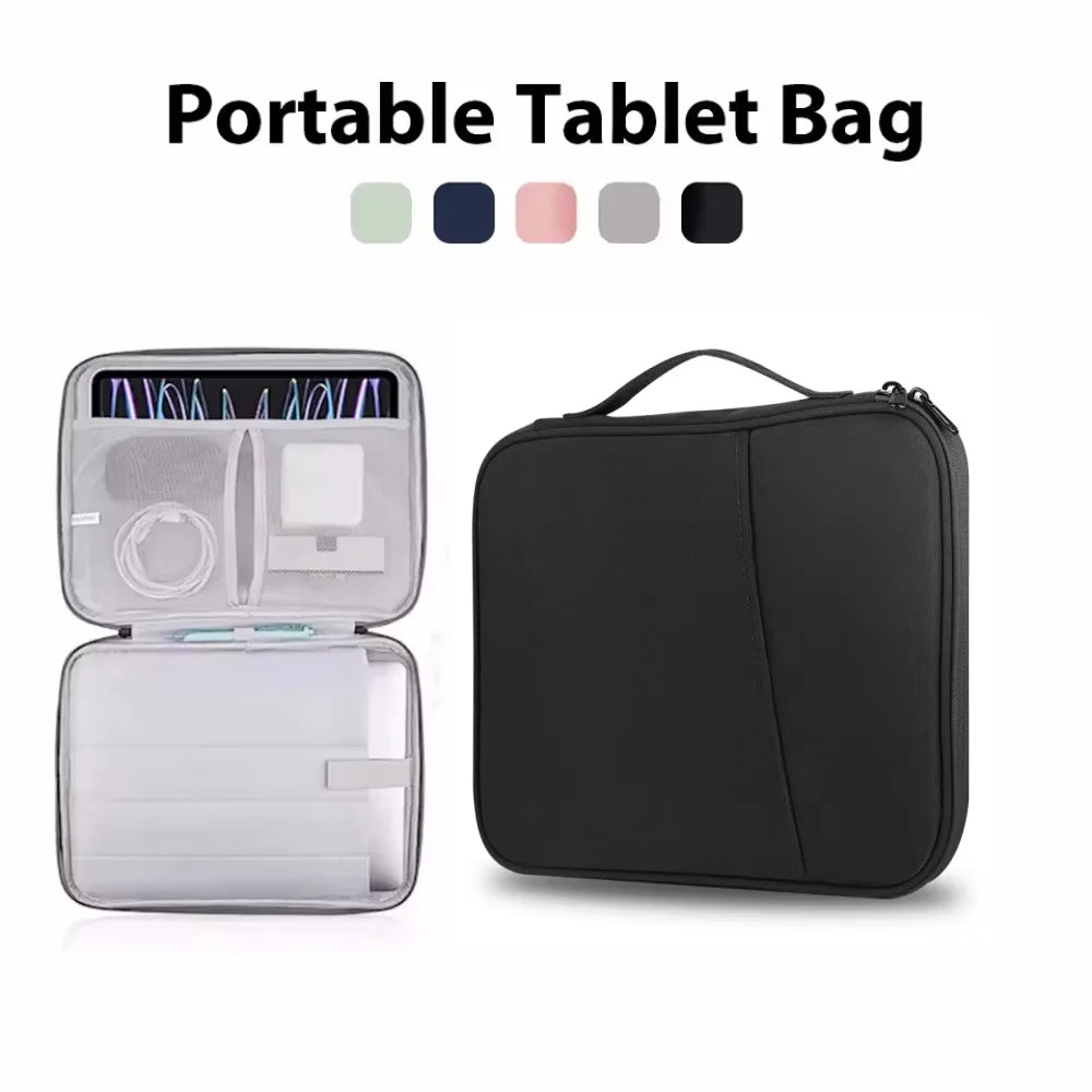Waterproof Notebook Handle Bag Laptop Sleeve Case For Macbook Air 11 12 13 13.6 M4 M3 M2 iPad Pro 11 Tablet Bag Computer Handbag