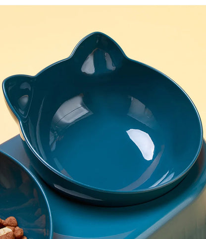 3 in 1 Cat Feeder, Automatic Water Dispenser, Double Bowl, Pet Bowl for Small Dogs Cats, Pet Food Container, Cat Accessories