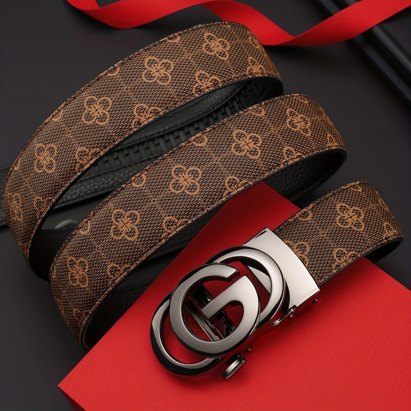 Youth Belt, Brand Belt, Men's Belt, High Quality Men's Luxury Belt, Male Buckle, Metal Automatic Buckle