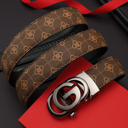 Youth Belt, Brand Belt, Men's Belt, High Quality Men's Luxury Belt, Male Buckle, Metal Automatic Buckle