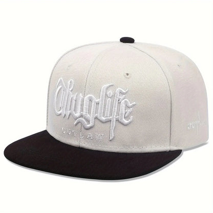 1 Pcs, Fashion Fastball CAP, Thuglife Embroidery Hiphop Baseball Cap, Snapback Hat, Adult Outdoor Casual Sun, Casual Bone Adjustable