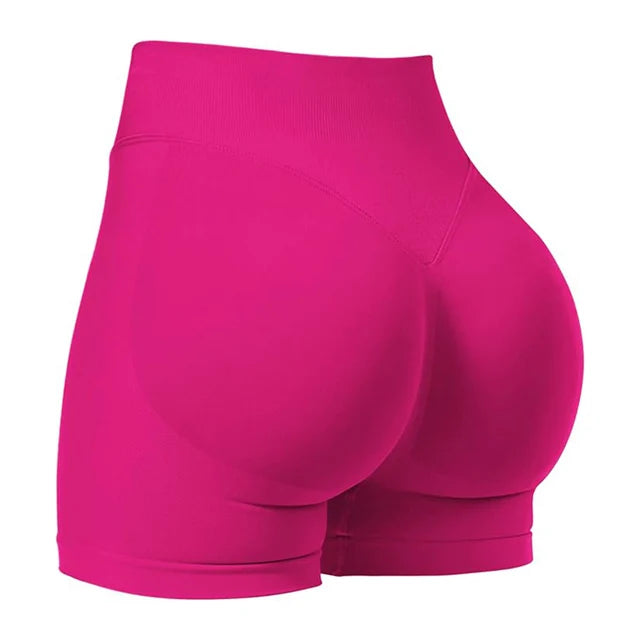 4.5'' Shorts Seamless Low Ribbed Waistband Gym Shorts Scrunch Bum Yoga Shorts Booty High Stretch Running Bike Shorts