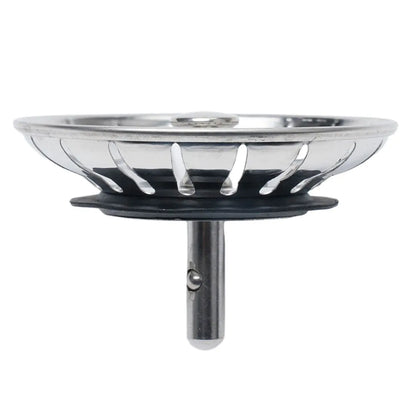 1Pc, Strainer, Premium Stainless Steel Replacement Kitchen Sink Strainer, Waste Drain Plug, 80mm, Basin Drain Stopper, Leach Basket