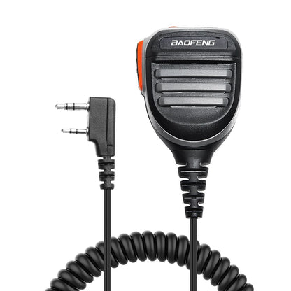 BaoFeng Walkie Talkie BF-780 2 Pin PTT Speaker Mic for Quansheng UV-K5 K6 Baofeng UV-5R BF-888S UV-5RH 21 17 PRO HAM Radio
