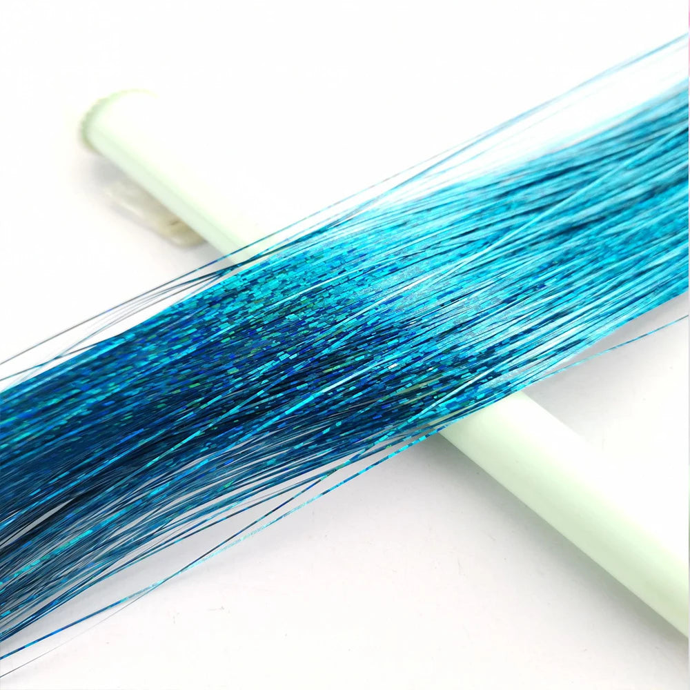 36/48Inch, Sparkle Hair Tinsel Rainbow Colored Strands, Girls Headwear, Hair Laser, False Hair Extensions, Decor Glitter