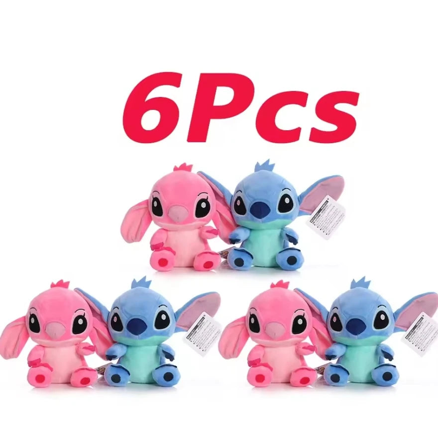 12cm 18cm 25cm Modelos de Peluches de Stitch Muñecos de Peluche de Dibujos Animados Juguetes de Peluche de Anime para Bebés Lindos Regalos de Cumpleaños para Niños
