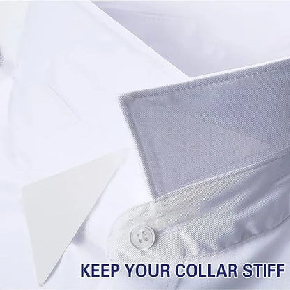 Prevent Deformation Collar Stays, Stickers, Anti Roll Stand Collar Shaper, Adhesive Shaping Patch, Avoid Curl Polo Shirts Fixed Pads