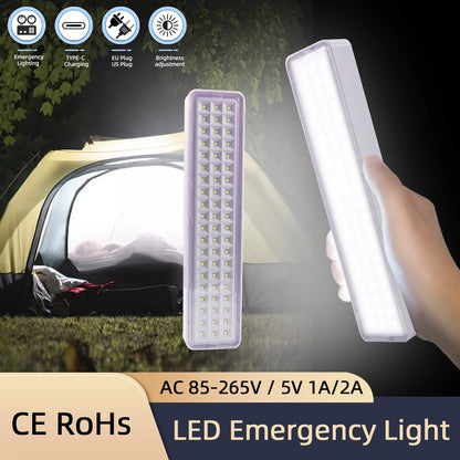 60-LED Emergency Fire Fighting Lamp, Portable Emergency Evacuation Light, Wall-mounted Smart Home LED Bulb, Dimmable Camping Lights