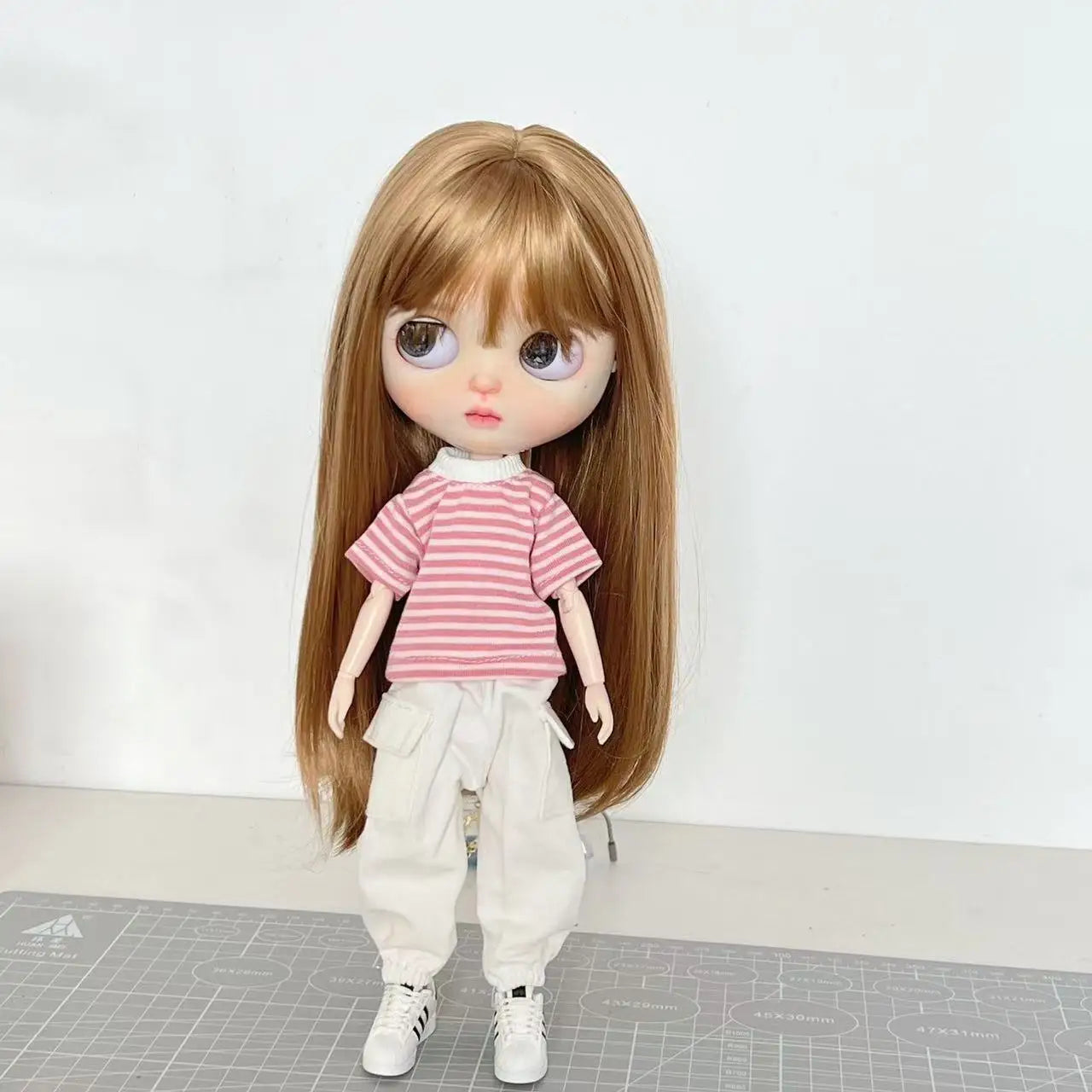 Fashion 1/6 Blythe Doll Clothes Sweater Set Barbir Doll Replace Clothes Ob24 Doll Outfit Accessories No Socks