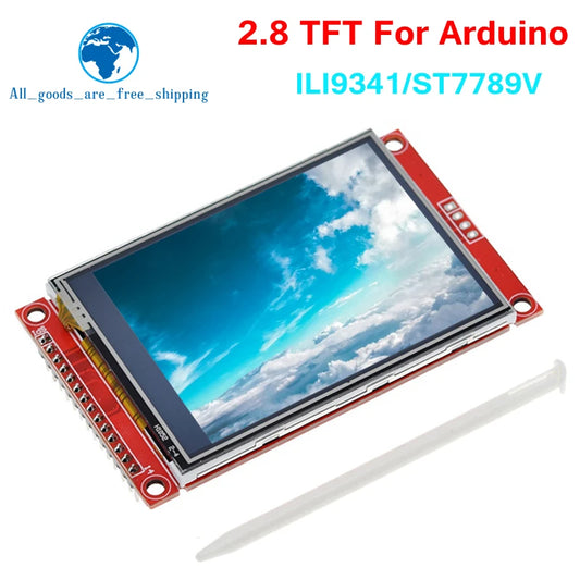 TZT 240x320 2.8" SPI TFT LCD Touch Panel Serial Port Module ILI9341 / ST7789V 2.8 Inch SPI Serial Display With/Without Touch