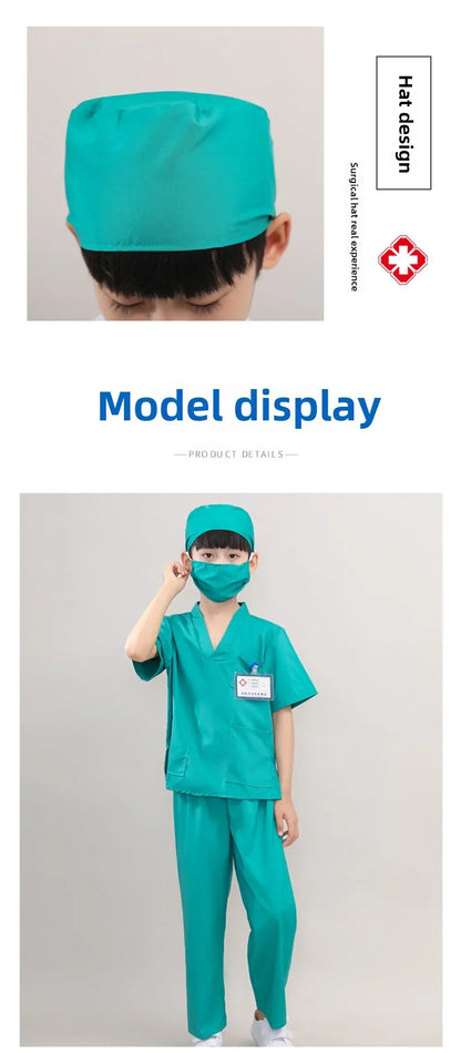 Children's, Men's, and Women's Retro Dance Clothes, Children's White Lab Coat, and Small Doctor's Surgical Clothes. Cosplay Costumes