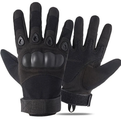 Tactical Hard Knuckle Half finger Gloves, Men's Combat Hunting Shooting Paintball Duty - Fingerless