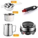 Candle Making Supplies for Candle Making, DIY Arts & Crafts for Adults, Beginners, Electric Stove, Hot Air Gun, Melting Pot