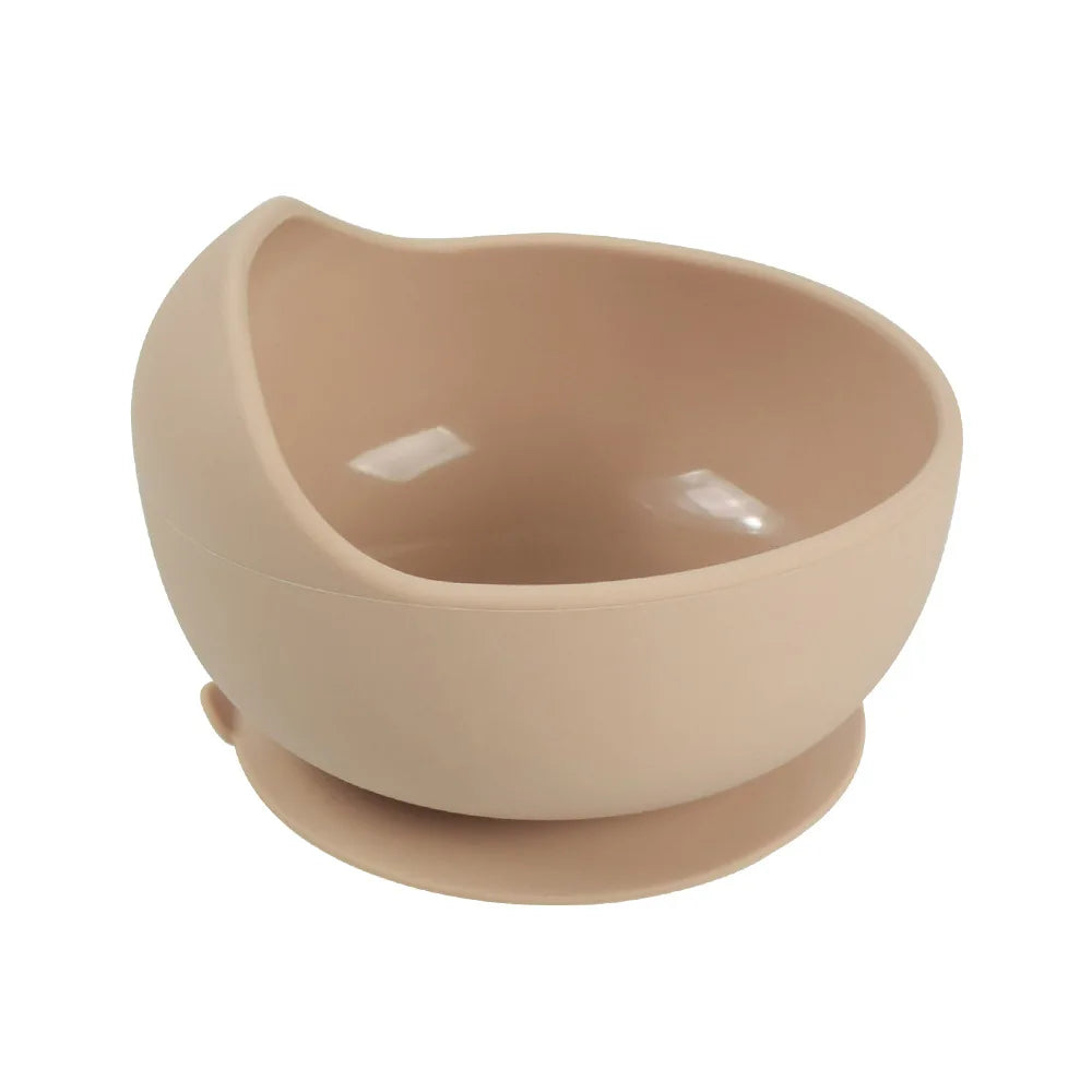 28Colors Baby Silicone Suction Bowls for Kids Waterproof Baby Feeding Tableware Spoon Children Dishes Kitchenware Infant Plates