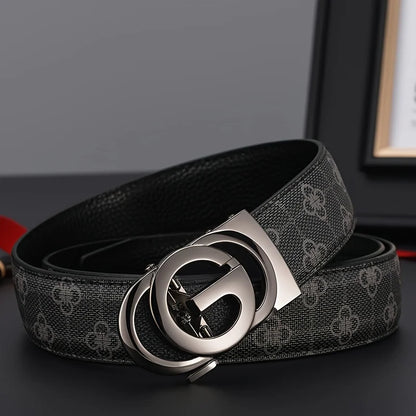 Youth Belt, Brand Belt, Men's Belt, High Quality Men's Luxury Belt, Male Buckle, Metal Automatic Buckle