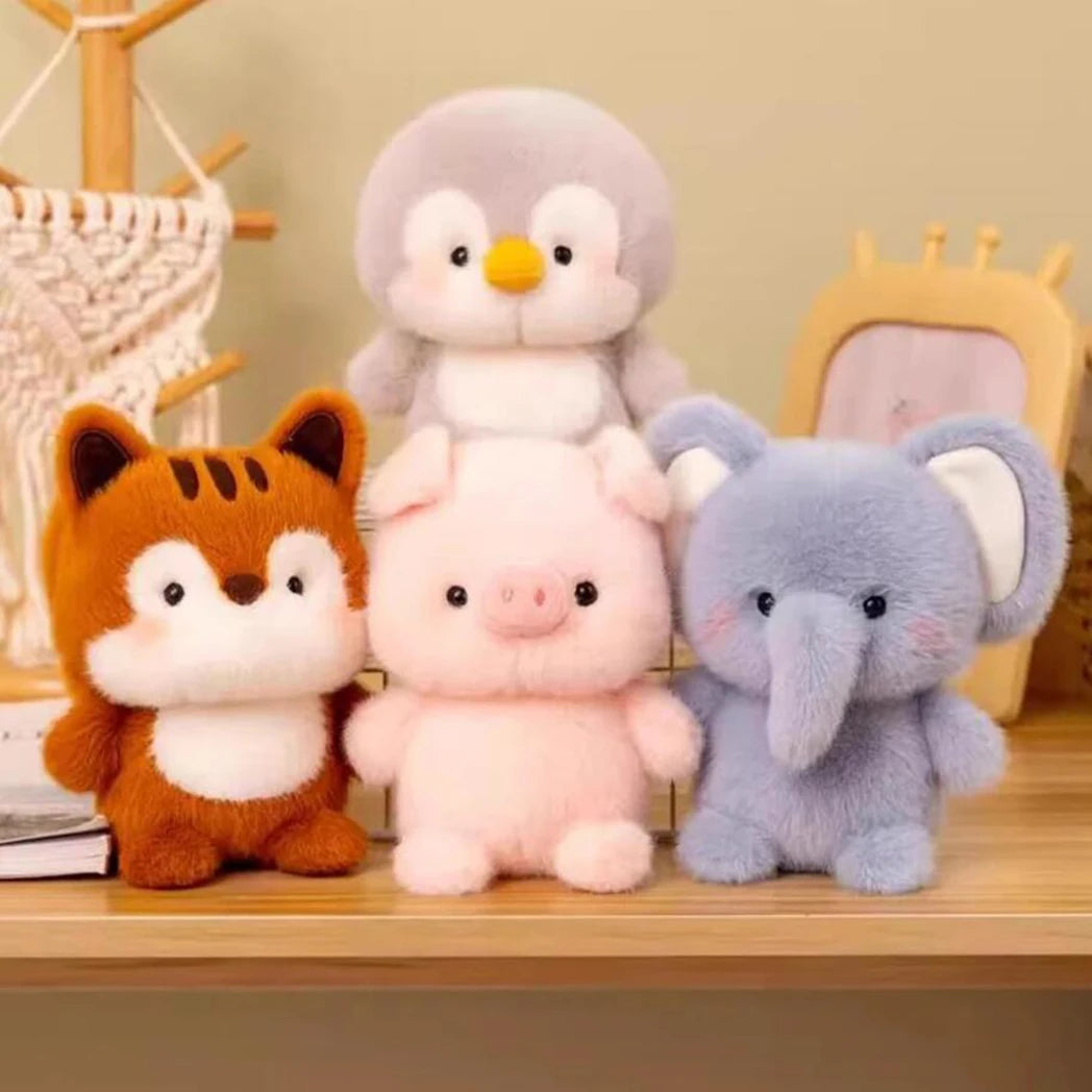 15cm Cute Animal Plush Toy Children's Tabletop Doll Ornaments Companion Doll Birthday Christmas Gifts Soft Sleeping Companion Kawaii