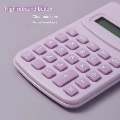 2026 New Small Calculator Silent Calculator Mini Version Learning Auxiliary Portable Calculator